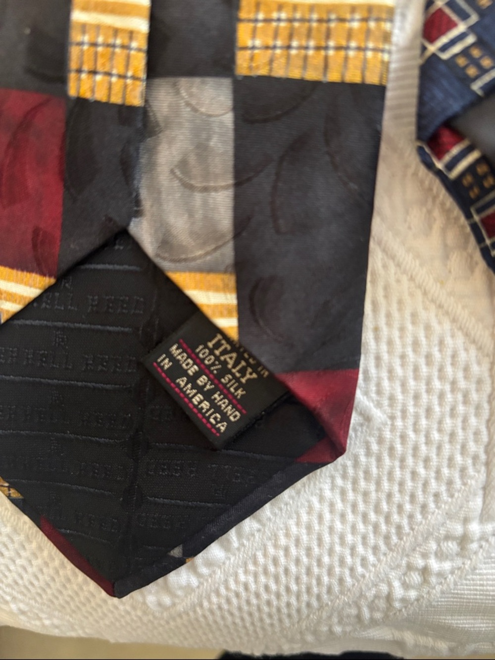 Ferrell Reed LOT Men's Classic Patterned Necktie - Multi Color - Picture 7 of 7